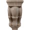 Ekena Millwork 3 1/2"W x 3"D x 7"H Small Traditional Corbel, Walnut CORW03X03X07TRWA - alternate 2